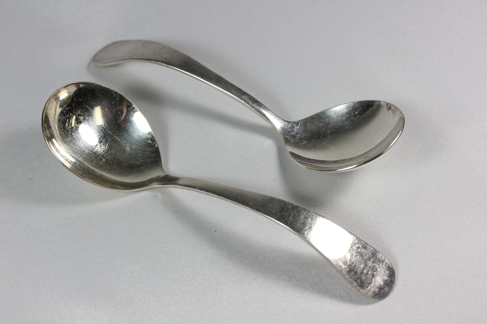 Pair 2 Vintage VICTOR S CO A1 & OVERLAY IS Silver Spoon LADLES eBay